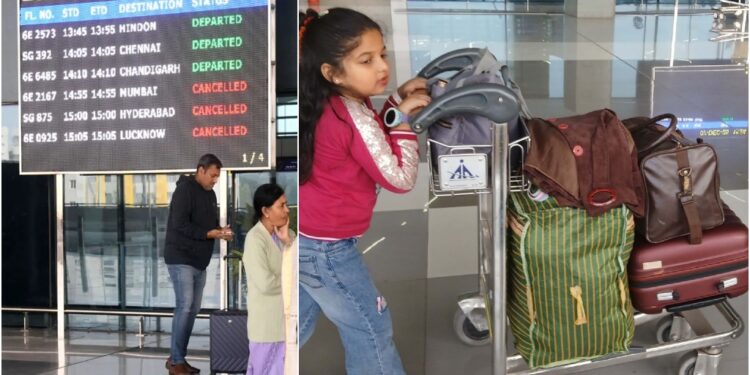Chaos at Patna Airport as 36 Flights Cancelled Amid IndiGo Disruptions