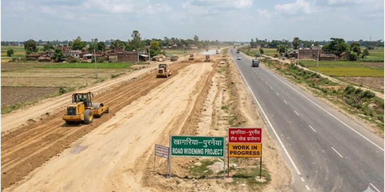 Khagaria–Purnea Road to Become Four-Lane Highway, Centre Announces Rs 4,000 Crore Project
