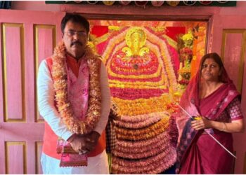 New Bihar BJP Chief Sanjay Sarawagi Begins Term With Temple Visit and Focus on Jobs