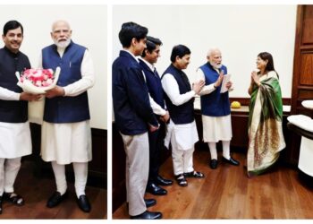 Shahnawaz Hussain Meets PM Modi, Calls Him a Symbol of India’s Global Rise