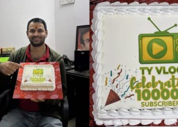 Tej Pratap Yadav Cuts Cake for 100k YouTube Subscribers Despite Election Defeat