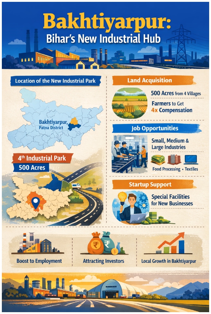 Bakhtiyarpur Set to Become Bihar’s New Industrial Hub