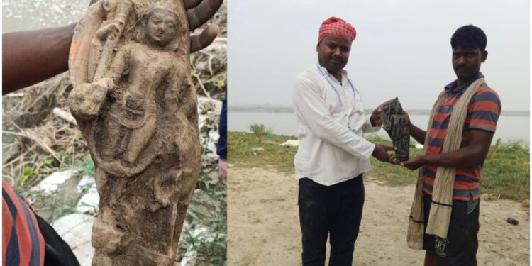 Bihar’s Bhagalpur Stunned as 1,300-Year-Old Vishnu Statue Emerges From Ancient Mound