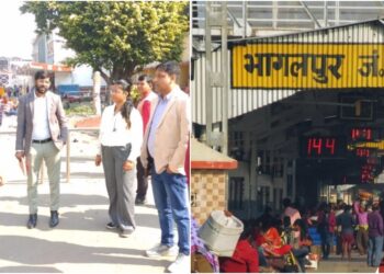 Bhagalpur Station Gets Ready for Holi Rush with New Two-Storey Waiting Hall