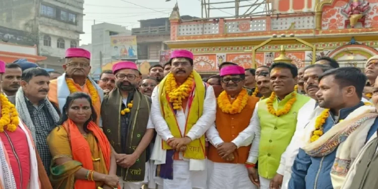 Sanjay Sarawgi Embarks on Temple Tour, Pledges to Boost BJP Organisation Across Bihar