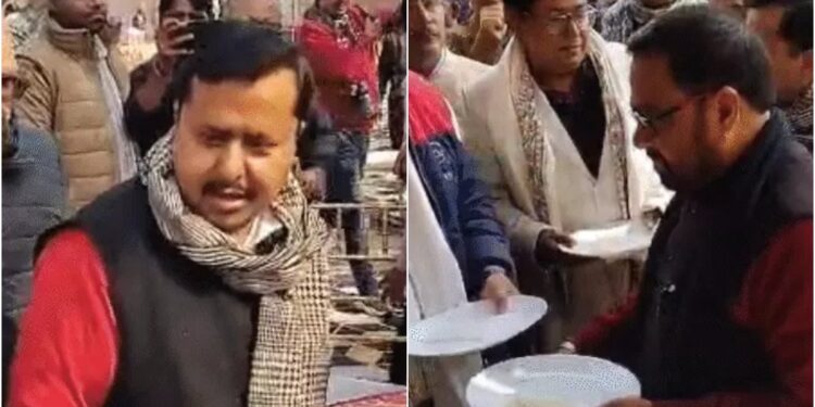 BJP Working President Nitin Nabin Hosts Dahi-Chura Feast at Two Venues; Senior Leaders Gather in Patna