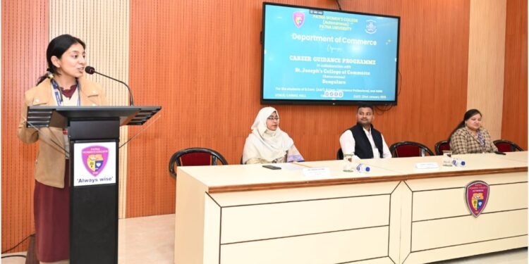 Patna Women’s College Hosts Career Guidance Programme in Collaboration with Bengaluru’s SJCC for Final-Year Commerce Students