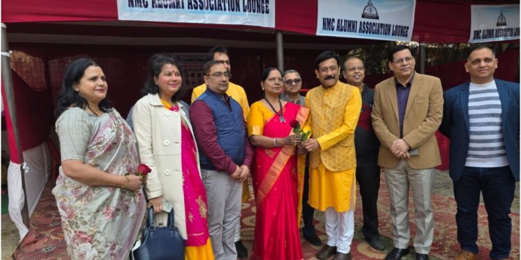 Nalanda Medical College Marks Saraswati Puja with Alumni Lounge Inauguration Ahead of Grand Alumni Meet