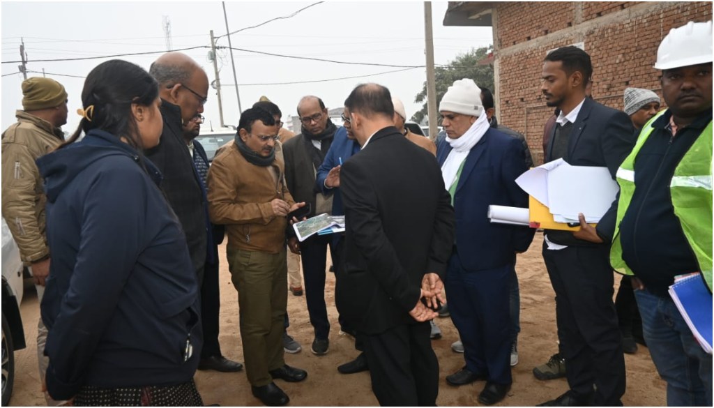 Bihar Road Secretary Inspects Key Infrastructure Projects in Nalanda, Reviews ROB Work Near Bakhtiyarpur