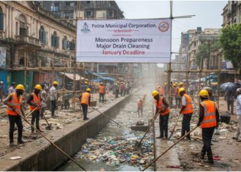 Patna Municipal Corporation Sets January Deadline for Major Drain Cleaning Ahead of Monsoon