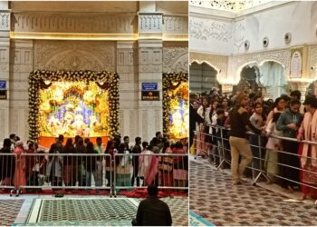 Over 450,000 Devotees Welcome the New Year with Mass Darshan at Patna ISKCON Temple