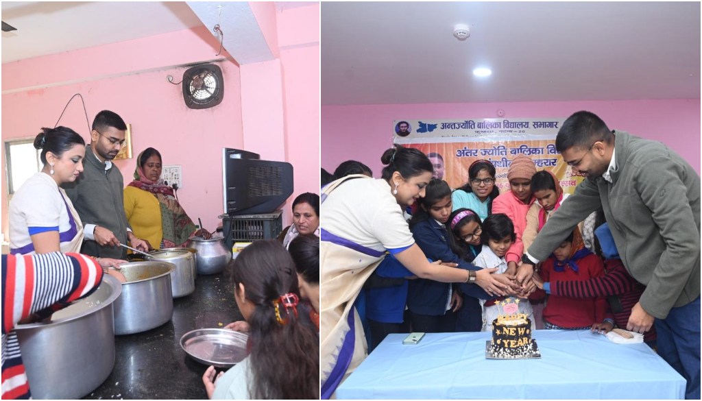 Bihar Panchayati Raj Minister Marks New Year with Visit to School for Visually Impaired Children in Patna