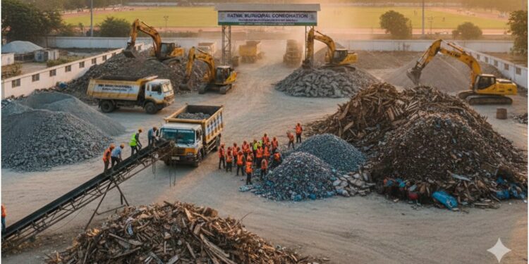 Patna Municipal Corporation Takes Strict Measures for Scientific Management of Construction and Demolition Waste