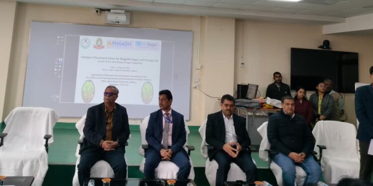 Magadh Sugar Recruits Eight Students at Bihar Agricultural University Campus Drive