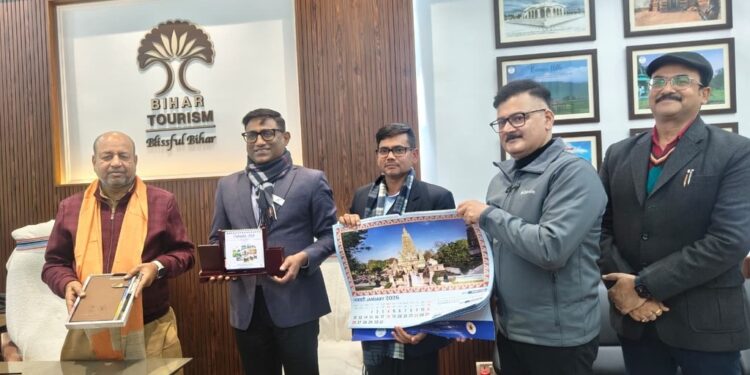 Bihar Tourism Minister Launches New Year Diary and Calendar, Outlines Strategy to Boost Visitor Numbers