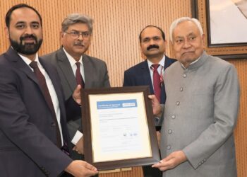 CM Nitish Kumar Receives ISO 9001:2015 Certification for Bihar’s General Administration Reforms