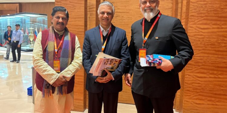 Vice-chancellor Sachin Chaturvedi represents the historic university at the Second Global Buddhist Summit