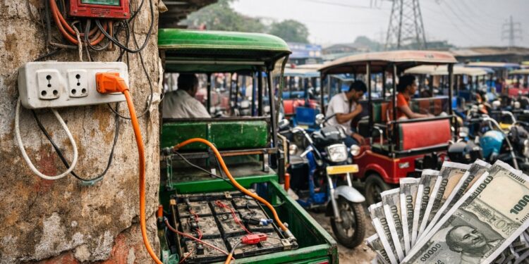 Only 643 E-Rickshaws Have Legal EV Connections in Patna; Free Electricity Misused,PESU Loses Lakhs Daily
