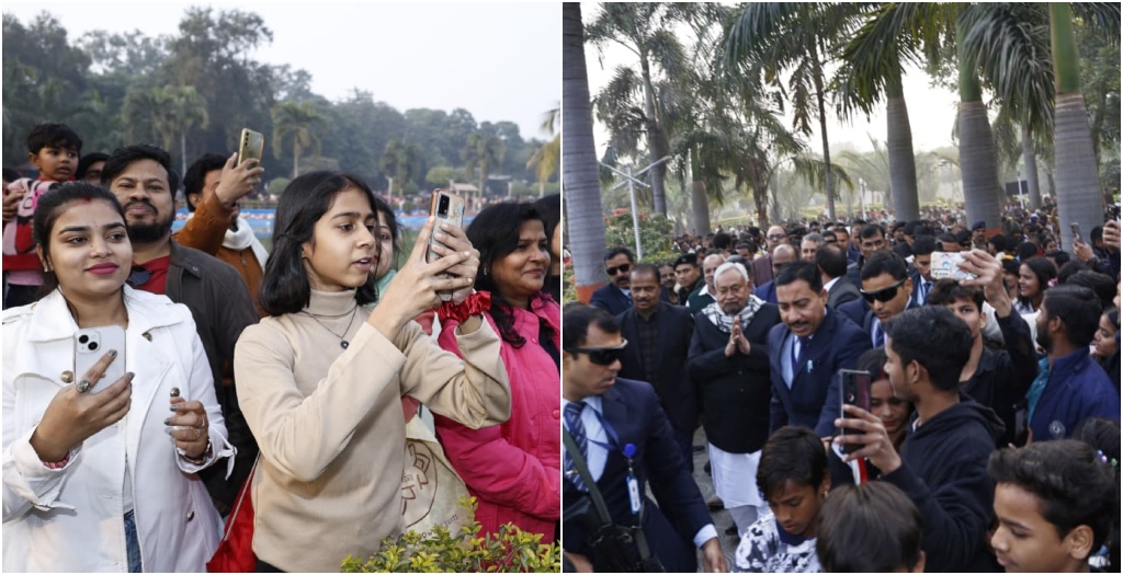 New Year Morning Becomes Special as CM Nitish Kumar Visits Patna’s Eco Park 