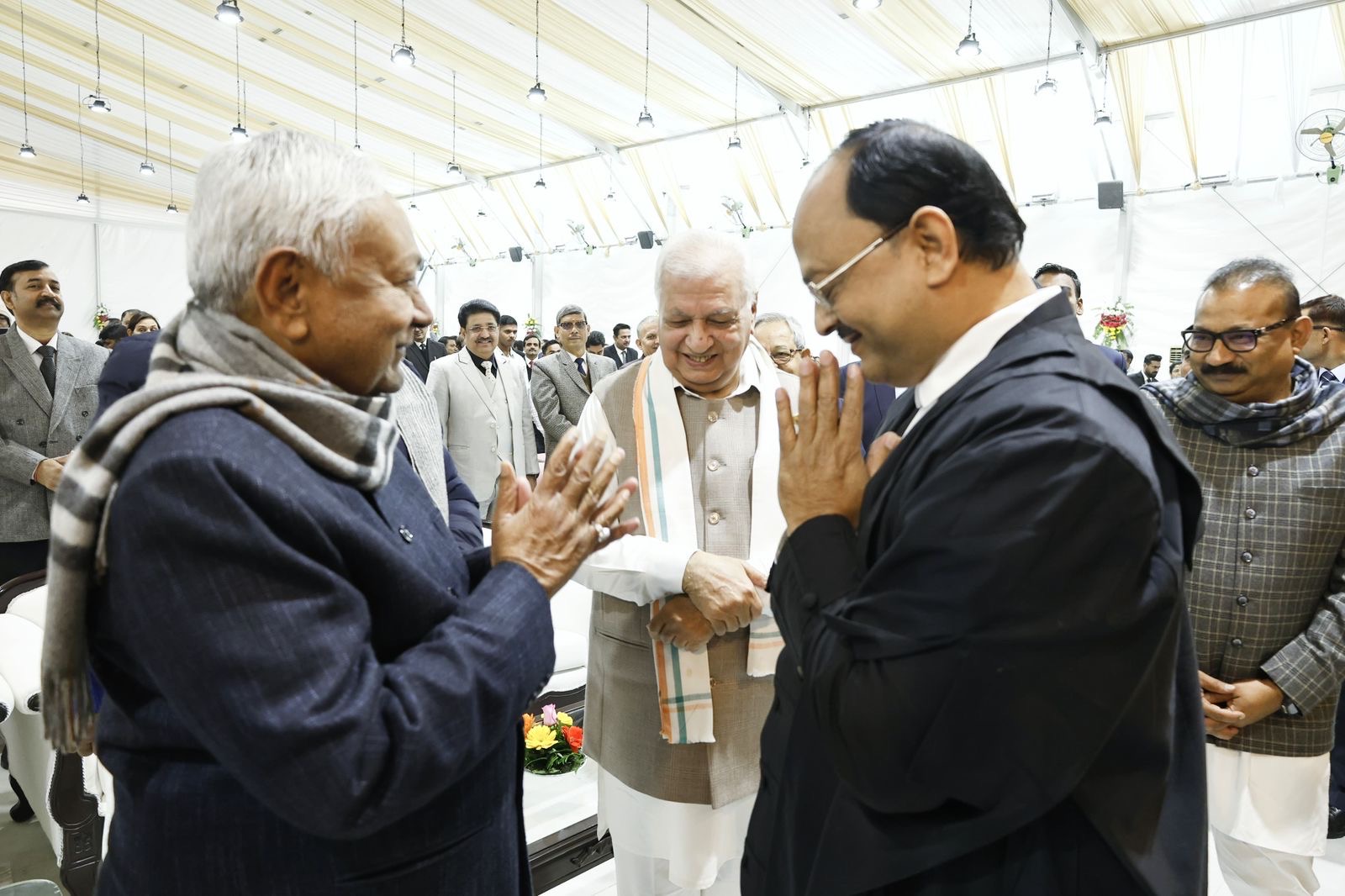 Justice Sangam Kumar Sahoo Sworn in as Chief Justice of Patna High Court; Governor Administers Oath, CM Nitish Present