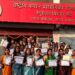 Certificates awarded to Jeevika women after industry-backed skills training in Begusarai