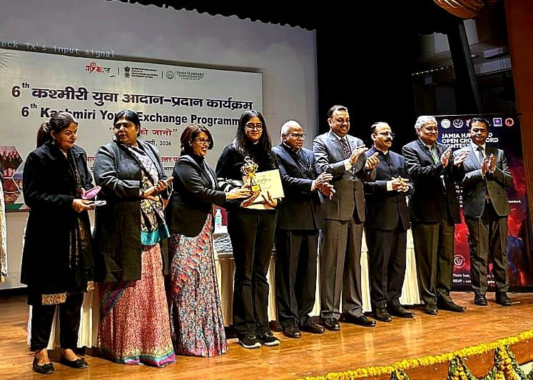 Jamia Hamdard Hosts National Crossword Contest, Drawing Students from Kashmir and Delhi Colleges