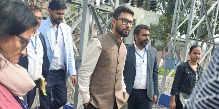 NBPDCL MD Rahul Kumar Inspects Darbhanga Power Substation, Orders Strict Safety Compliance