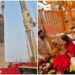 World’s Largest Shivling Installed at Virat Ramayan Mandir, Devotees Gather in Large Numbers