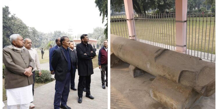 Bihar CM Nitish Kumar Seeks Centre’s Support for ‘Better Care and Presentation’ of Mauryan-Era Kumhrar Site in Patna