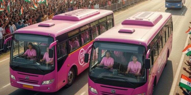 Pink Bus, Powerful Message: Dalit Women Take the Wheel at Bihar’s Republic Day Celebrations
