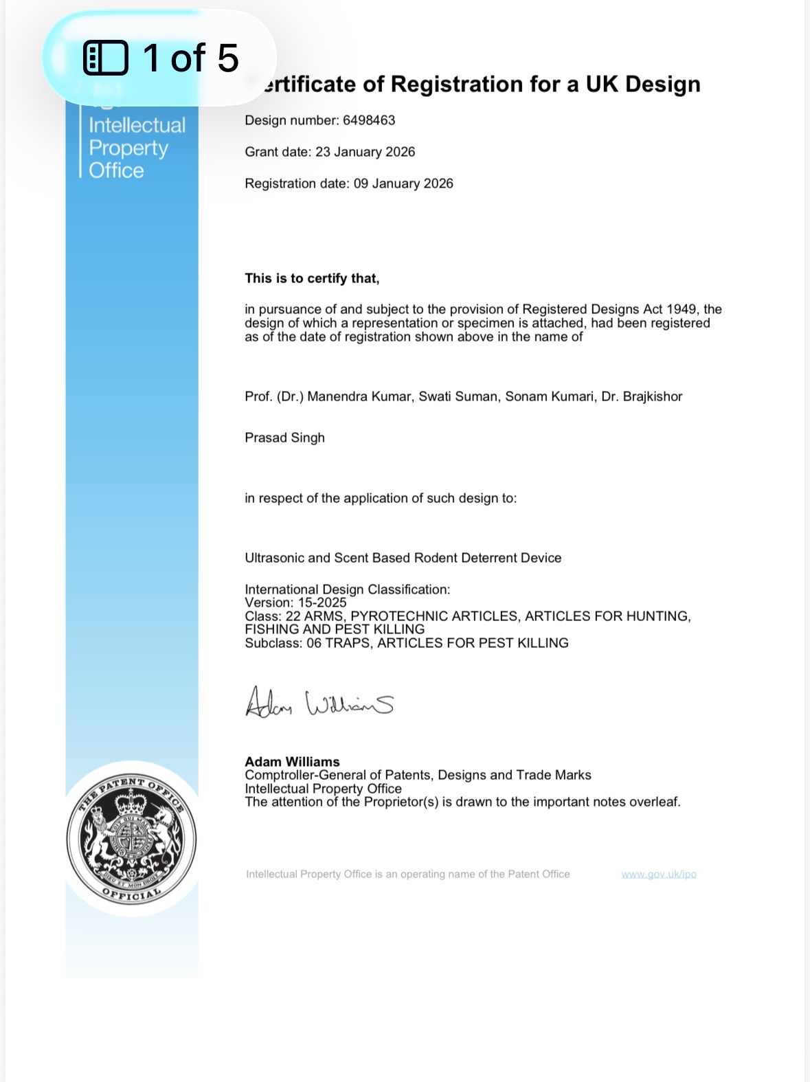 Bihar Professor Develops Poison-Free Device To Keep Rats Away, Secures UK Patent