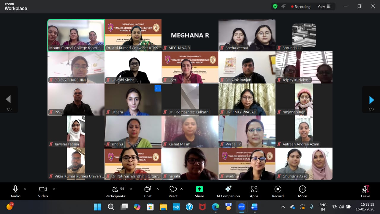 Patna Women’s College Hosts Online International Conference on Multidisciplinary Science