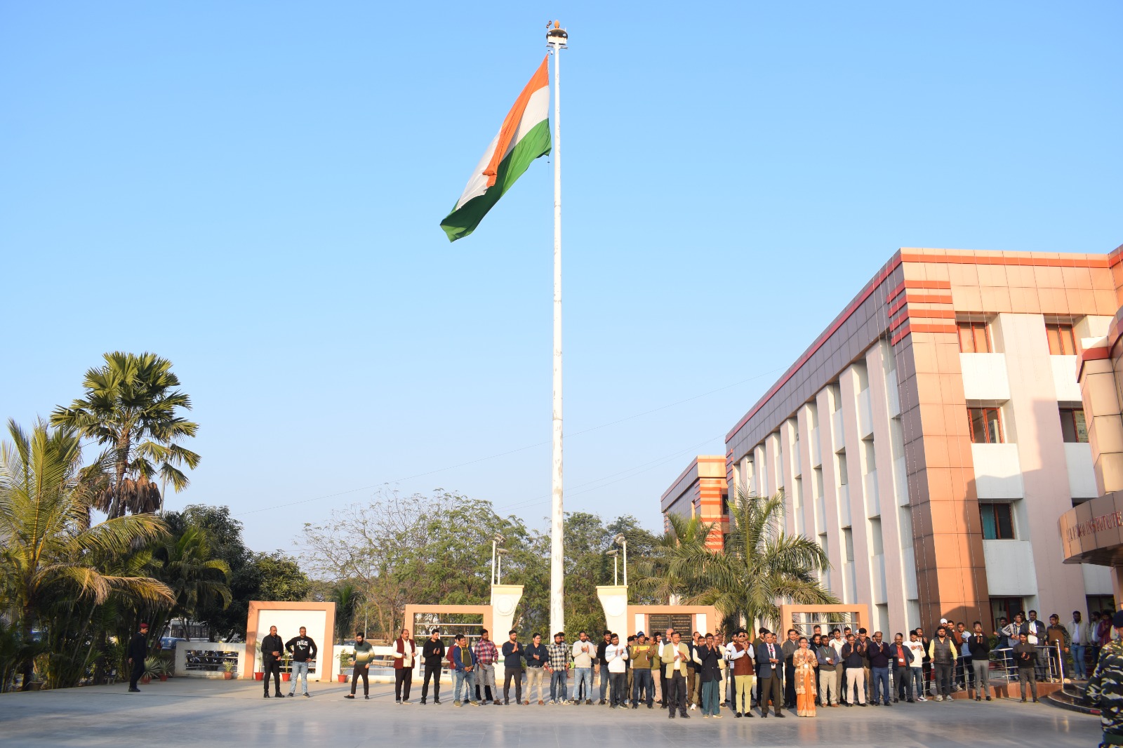 SSB Brass Band Marks 150 Years of India’s National Song with Performance at AIIMS Patna