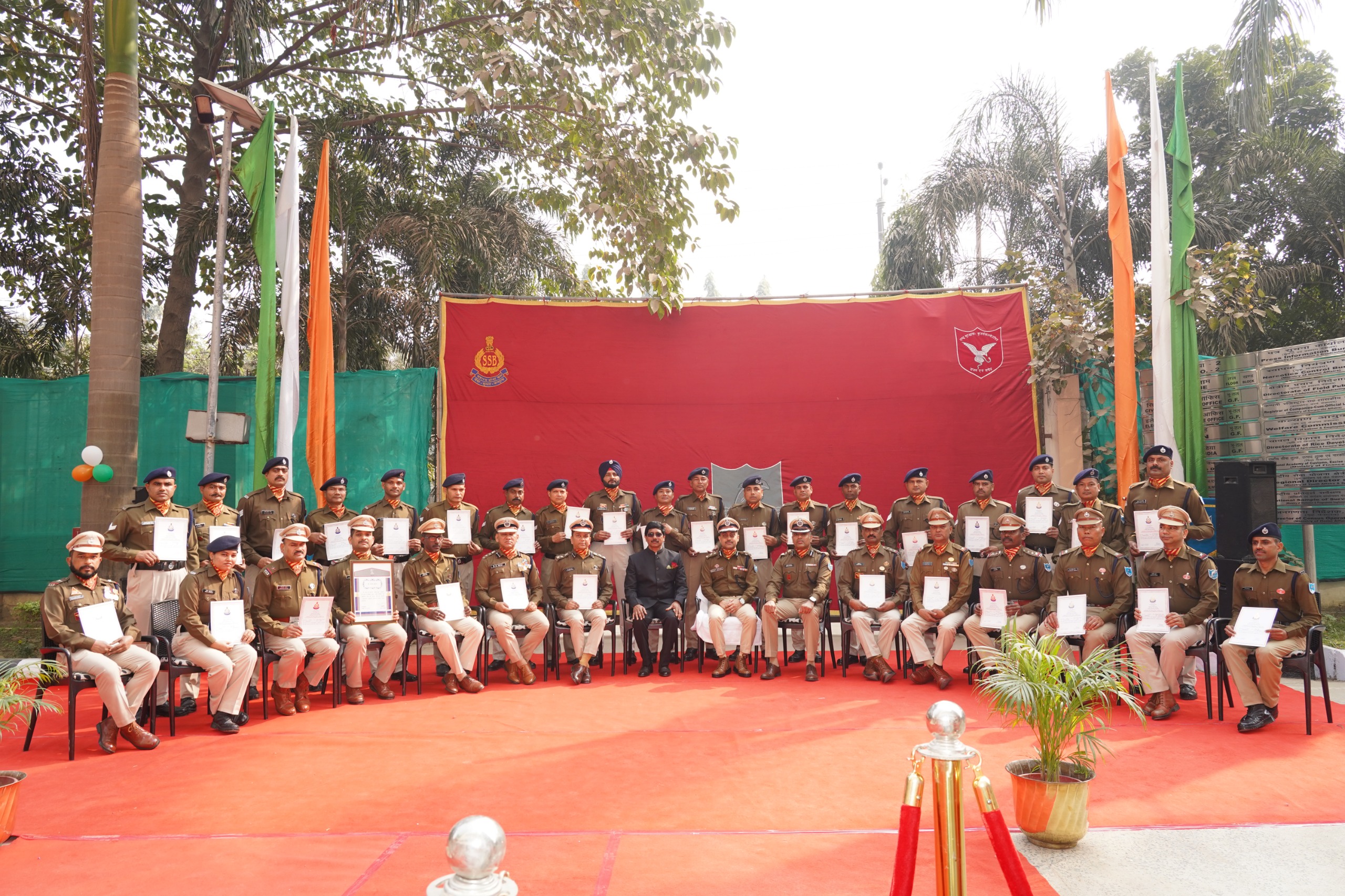 Republic Day celebrated at SSB Frontier Patna with honours for gallantry and service
