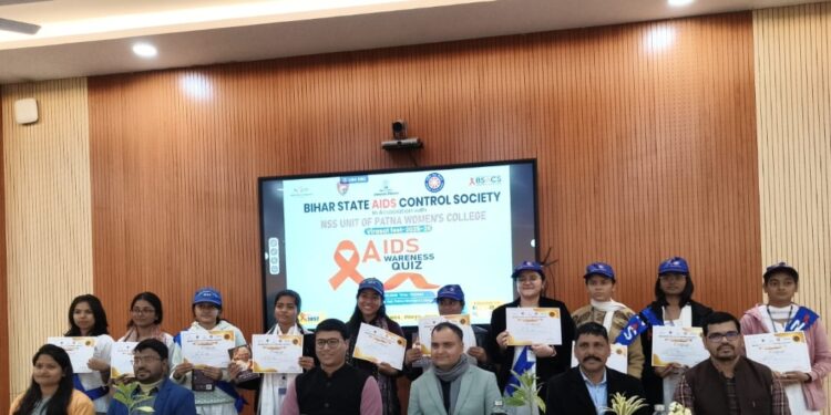 Patna Women’s College NSS Volunteers Join AIDS Awareness Quiz to Promote Informed Youth Engagement