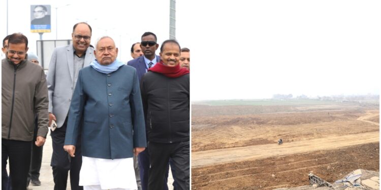 CM Nitish Kumar Reviews JP Ganga Path Makeover, Promises Greener and Safer Riverfront for Patna