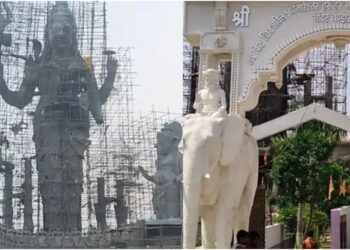 India’s Tallest Ardhanarishwar Statue Rises in Bihar, Chandasi Village Becomes a Hub of Faith