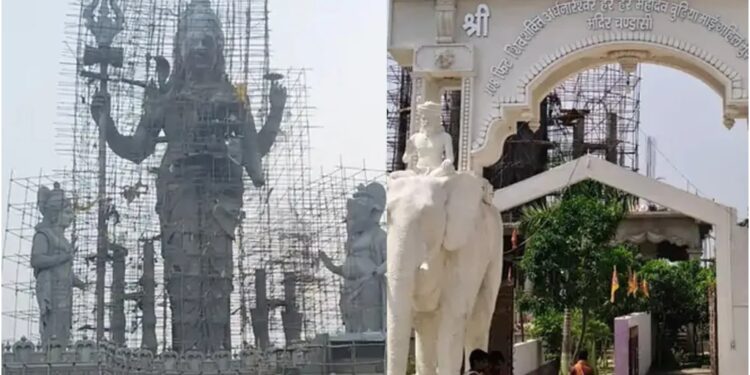 India’s Tallest Ardhanarishwar Statue Rises in Bihar, Chandasi Village Becomes a Hub of Faith