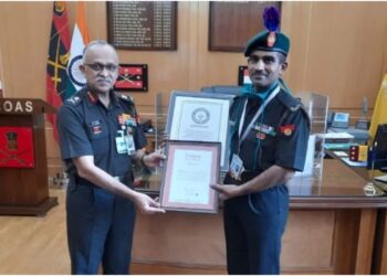 Indian Army Soldier from Bihar Makes World Record With Conch Shell