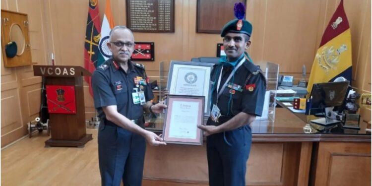 Indian Army Soldier from Bihar Makes World Record With Conch Shell