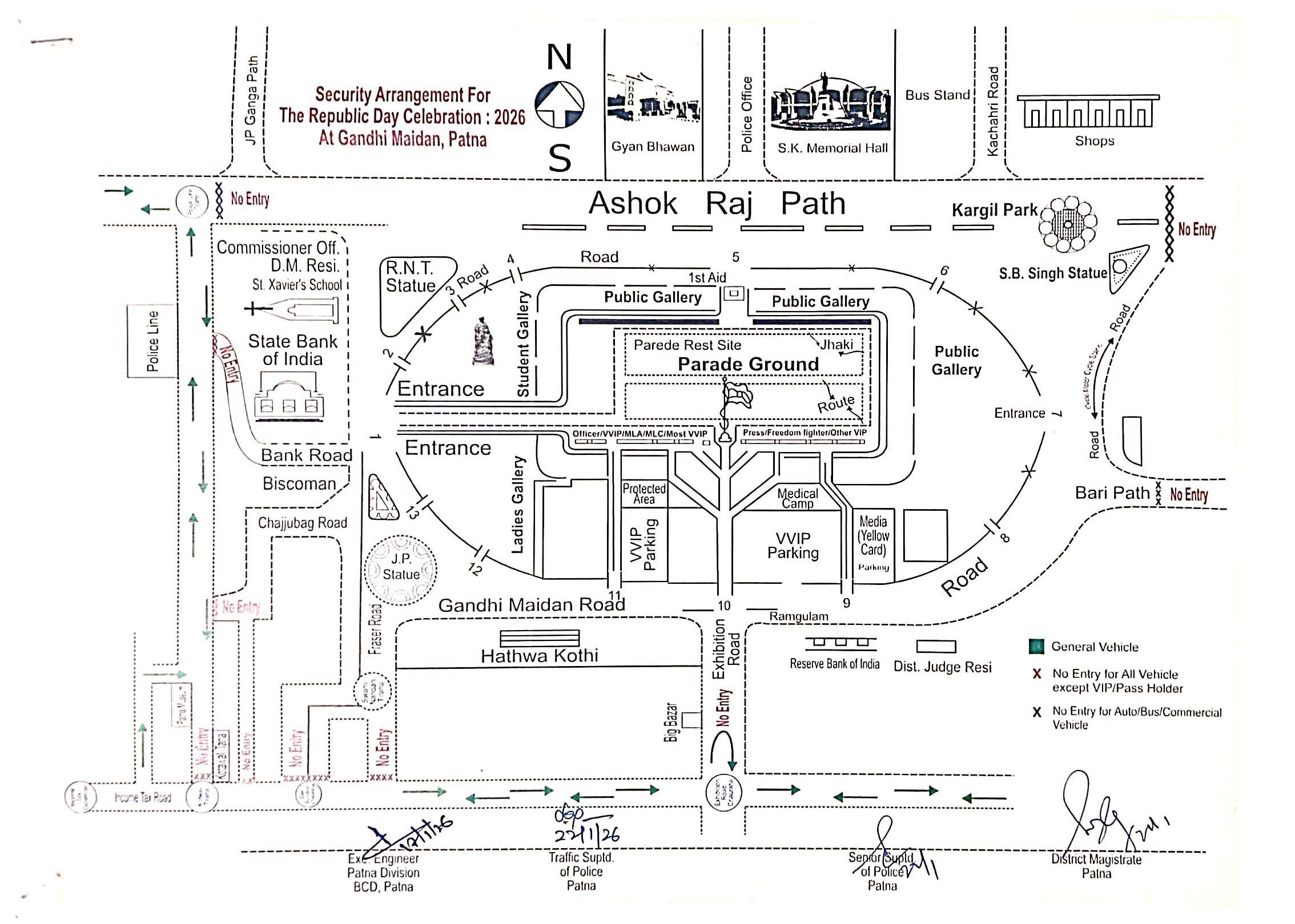 Republic Day 2026: Check Patna’s Road Closures, No-Parking Zones and Diversions
