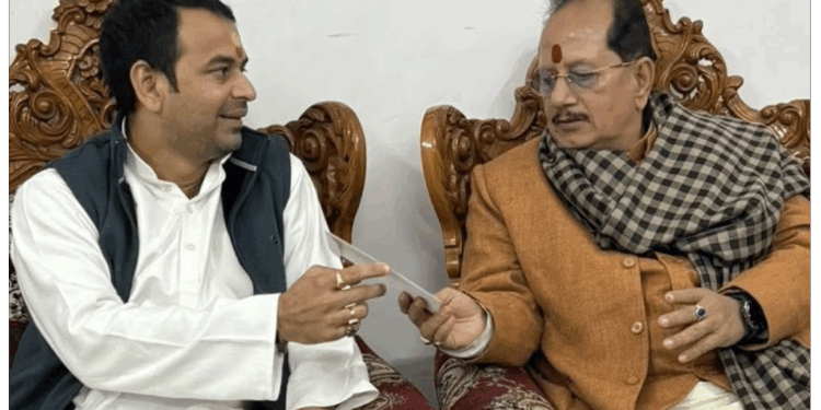 Tej Pratap Yadav’s Meeting with BJP Deputy CM Fuels Talk of Shifting Political Alignments in Bihar