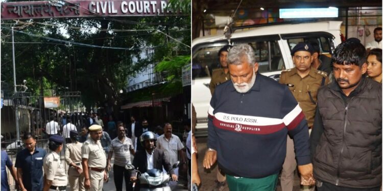 Pappu Yadav’s Bail Hearing Postponed, MP to Remain in Jail After Bomb Threat Shuts Patna Court