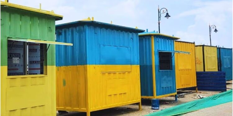 Prefabricated Shops Removed from Patna’s JP Ganga Path to Be Handed Over to Women’s Livelihood Group