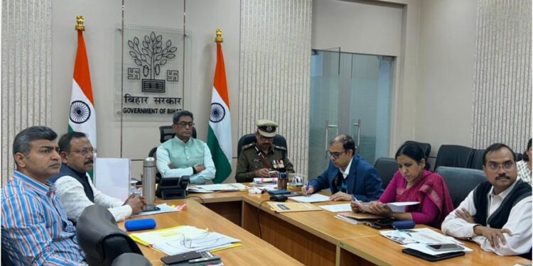 Bihar Chief Secretary Reviews Law and Order Ahead of Holi, Issues Strict Directions to Ensure Peaceful Celebrations Across Bihar