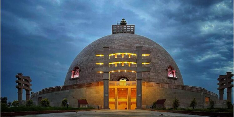Outdoor Exhibits Near Completion at Buddha Samyak Darshan Museum and Memorial Stupa as Visitor Footfall Grows