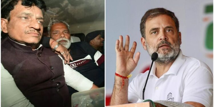 Rahul Gandhi Slams Nitish Government Over Pappu Yadav’s Arrest, Cites NEET Aspirant’s Death