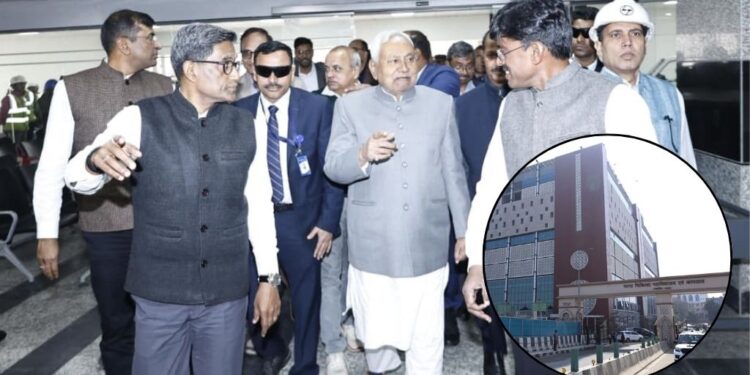 CM Nitish Kumar Inspects Patna Medical College Redevelopment, Urges Rapid Completion of 5,462-Bed Facility