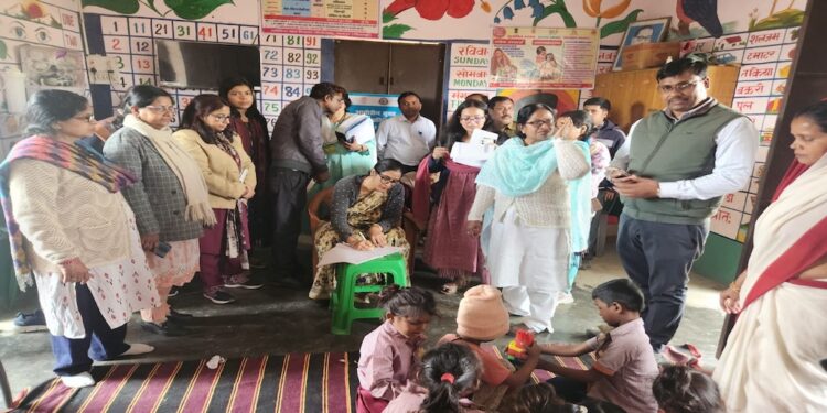 On The Ground In Sitamarhi, Bihar Social Welfare Secretary Reviews Anganwadis And Pension Delivery