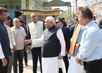 CM Nitish Kumar inspected the electric crematorium at Bans Ghat